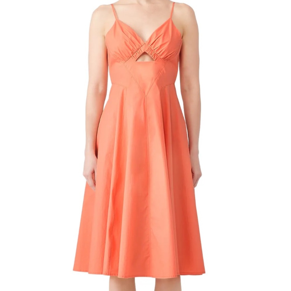 ASTR Orange Cutout Dress Size M